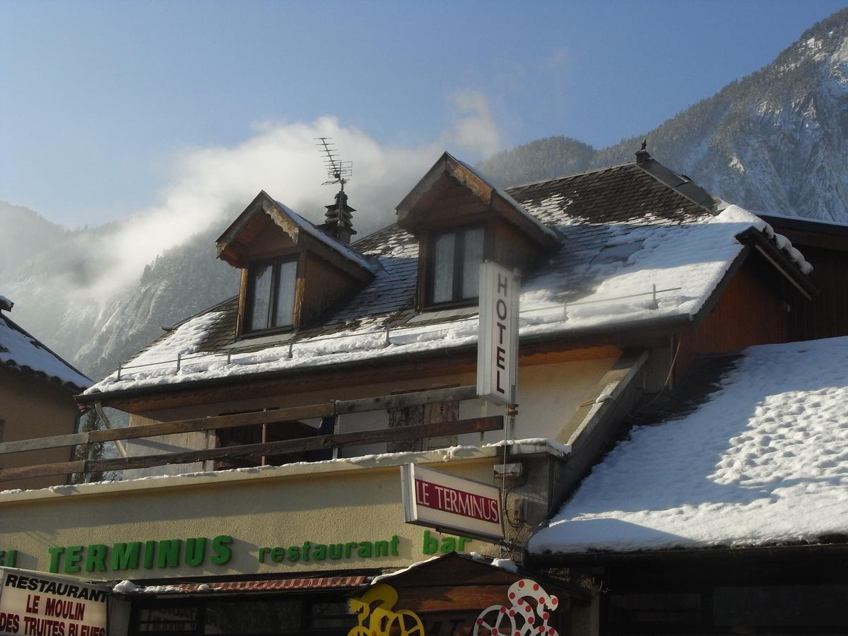 Hotel Le Terminus Le Bourg-dʼOisans المظهر الخارجي الصورة